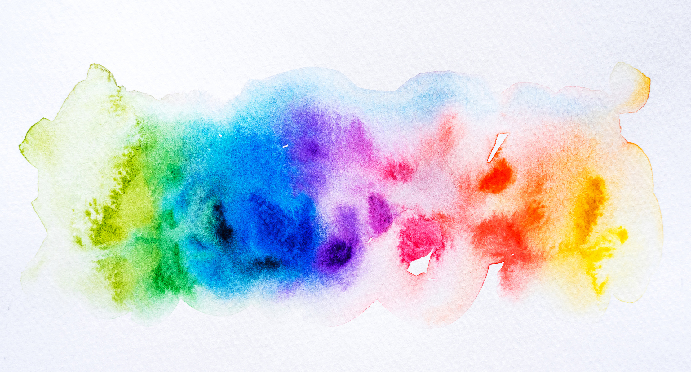 Colorful Watercolor Brush Background